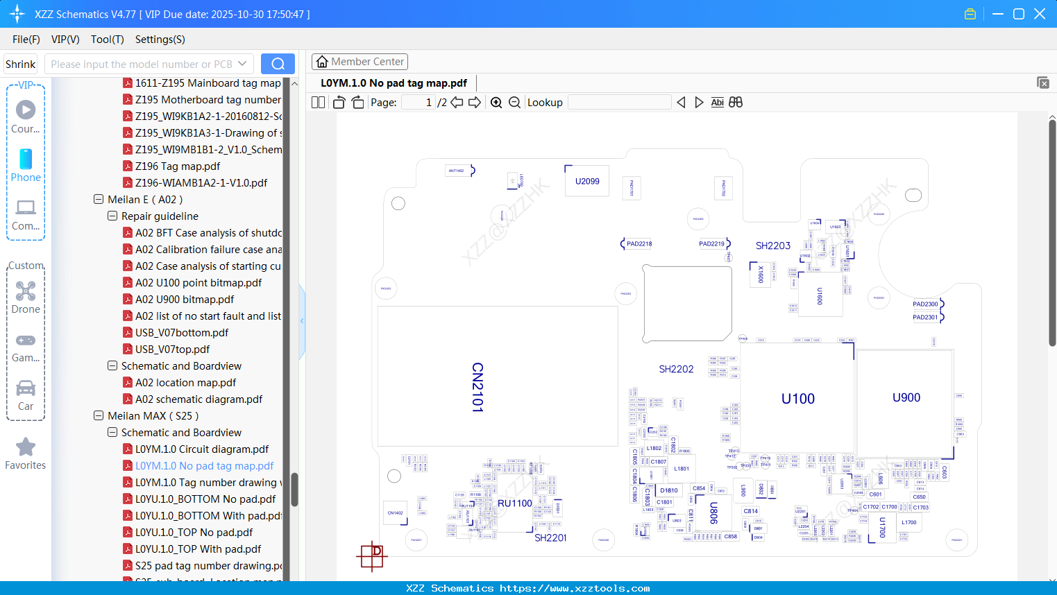 Meizu L0YM.1.0 No Pad Tag Map